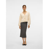 Vero Moda VERO MODA Damen Rock VMARIA Skirt Black W. BIRCH GRAFIC PRINT