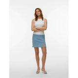 Vero Moda VERO MODA Damenrock VMNELLY Skirt Light Blue Denim