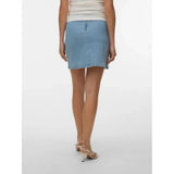 Vero Moda VERO MODA Damenrock VMNELLY Skirt Light Blue Denim