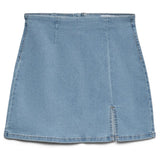 Vero Moda VERO MODA Damenrock VMNELLY Skirt Light Blue Denim
