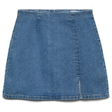 Vero Moda VERO MODA Damenrock VMNELLY Skirt Medium blue denim