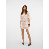 Vero Moda VERO MODA Damen Bluse VMODETTE Blouse Snow White Strawberry w. dots