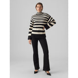 Vero Moda VERO MODA Damen Strick VMHERMOSA Restudsalg Black W BIRCH