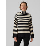 Vero Moda VERO MODA Damen Strick VMHERMOSA Restudsalg Black W BIRCH