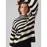 Vero Moda VERO MODA Damen Strick VMHERMOSA Restudsalg Black W BIRCH