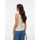Vero Moda VERO MODA Damenweste VMSILVIA Vest Birch W. GOLD BUTTONS