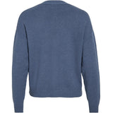 VILA VILA DAMEN STRICKJACKE VIRIL Restudsalg Vintage Indigo Dark Melange
