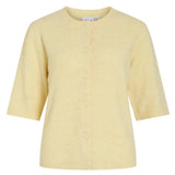 VILA VILA Damen Cardigan VILIGA Cardigan Pastel Yellow MELANGE