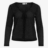VILA VILA Damen Cardigan VIMIRONA Cardigan Black Beauty