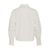 VILA VILA Damen Hemd VICORLINA Restudsalg Cloud Dancer