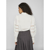 VILA VILA Damen Hemd VICORLINA Restudsalg Cloud Dancer