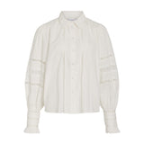 VILA VILA Damen Hemd VICORLINA Restudsalg Cloud Dancer