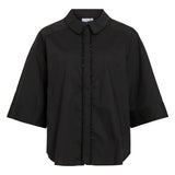 VILA VILA Damen Hemd VILARA Shirt Black