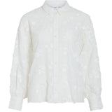 VILA VILA Damen Hemd VISIMONE Restudsalg Snow white