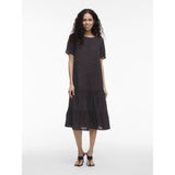 VILA VILA Damen Kleid VIABIA Dress Black SMALL FLOWERS
