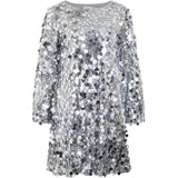 VILA VILA Damen Kleid VICHAYA Restudsalg Silver