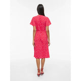 VILA VILA Damen Kleid VILOVIE Dress Hibiscus BIS