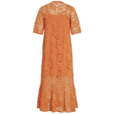 VILA VILA Damen Kleid VINALINA Dress Sun Orange