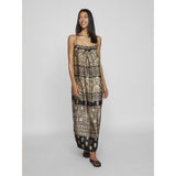 VILA VILA Damen Kleid VIRAMONE Restudsalg Feather Gray Graphic