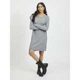 VILA VILA Damen Kleid VIRIL Restudsalg Medium grey melange