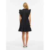 VILA VILA Damen Kleid VIRUFELLA Dress Black Beauty