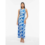 VILA VILA Damen Kleid VISAIL Dress Nantucket Breeze FLOWER EMBROIDERY