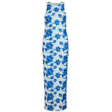 VILA VILA Damen Kleid VISAIL Dress Nantucket Breeze FLOWER EMBROIDERY