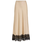 VILA VILA Damen Rock VIEllette Skirt Cement BLACK LACE