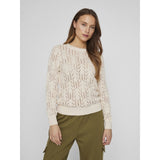VILA VILA Damen Strick VICOTTI Restudsalg Birch