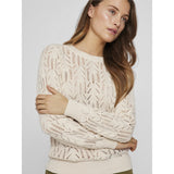 VILA VILA Damen Strick VICOTTI Restudsalg Birch