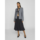VILA VILA Damen Strickjacke VIBOWS Restudsalg Medium grey melange