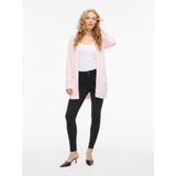 VILA VILA Damen Cardigan VIRIL Cardigan Cherry Blossom LIGHT MELANGE