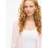 VILA VILA Damen Cardigan VIRIL Cardigan Cherry Blossom LIGHT MELANGE