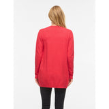 VILA VILA Damen Cardigan VIRIL Cardigan Hibiscus DARK MELANGE