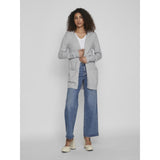 VILA VILA Damen Cardigan VIRIL Cardigan Light Grey Melange