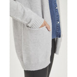 VILA VILA Damen Cardigan VIRIL Cardigan Light Grey Melange
