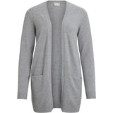 VILA VILA Damen Cardigan VIRIL Cardigan Light Grey Melange