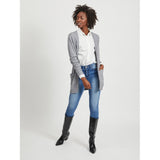 VILA VILA Damen Cardigan VIRIL Cardigan Medium grey melange