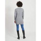 VILA VILA Damen Cardigan VIRIL Cardigan Medium grey melange