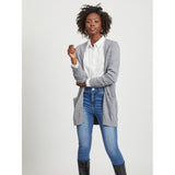 VILA VILA Damen Cardigan VIRIL Cardigan Medium grey melange