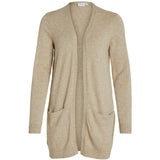 VILA VILA Damen Cardigan VIRIL Cardigan Natural MELANGE