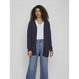 VILA VILA Damen Cardigan VIRIL Cardigan Total eclipse melange