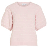 VILA VILA Damen T-Shirt VIDOTTIE T-shirt Cherry Blossom WHITE DOTS