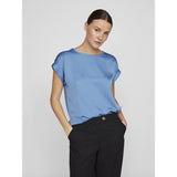 VILA VILA Damen Top VIELLETTE Top Blissful Blue