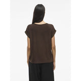 VILA VILA Damen Top VIELLETTE Top Coffee Bean