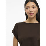 VILA VILA Damen Top VIELLETTE Top Coffee Bean