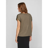 VILA VILA Damen Top VIELLETTE Top Dusty Olive