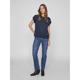 VILA VILA Damen Top VIELLETTE Top Navy Blazer