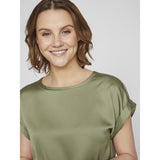 VILA VILA Damen Top VIELLETTE Top Oil Green
