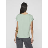 VILA VILA Damen Top VIELLETTE Top Silt Green